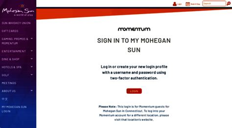 my mohegan sun sign in.